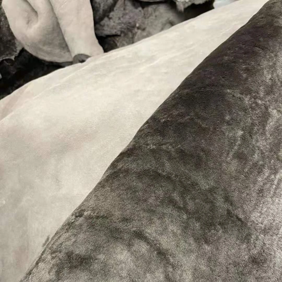 Natural Fur 100% Sheepskin Lining Raw Sheep skin hides