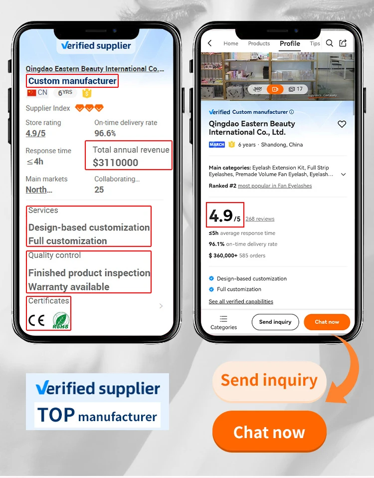 Wholesale Double Tips Matte Black Cashmere Classic Individual Eyelash Extensions Silk Lash Tray Extensions Ellipse Flat Lashes