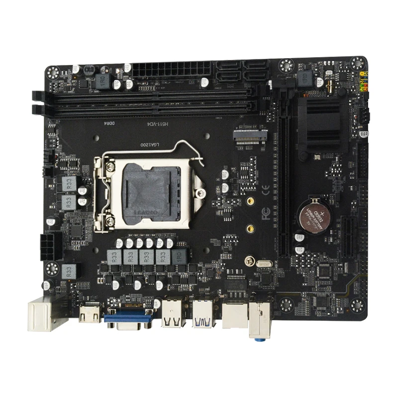 Q470 H470 чипсет ПК материнская плата для Intel I5-10600 I5-11500 процессор настольная материнская плата