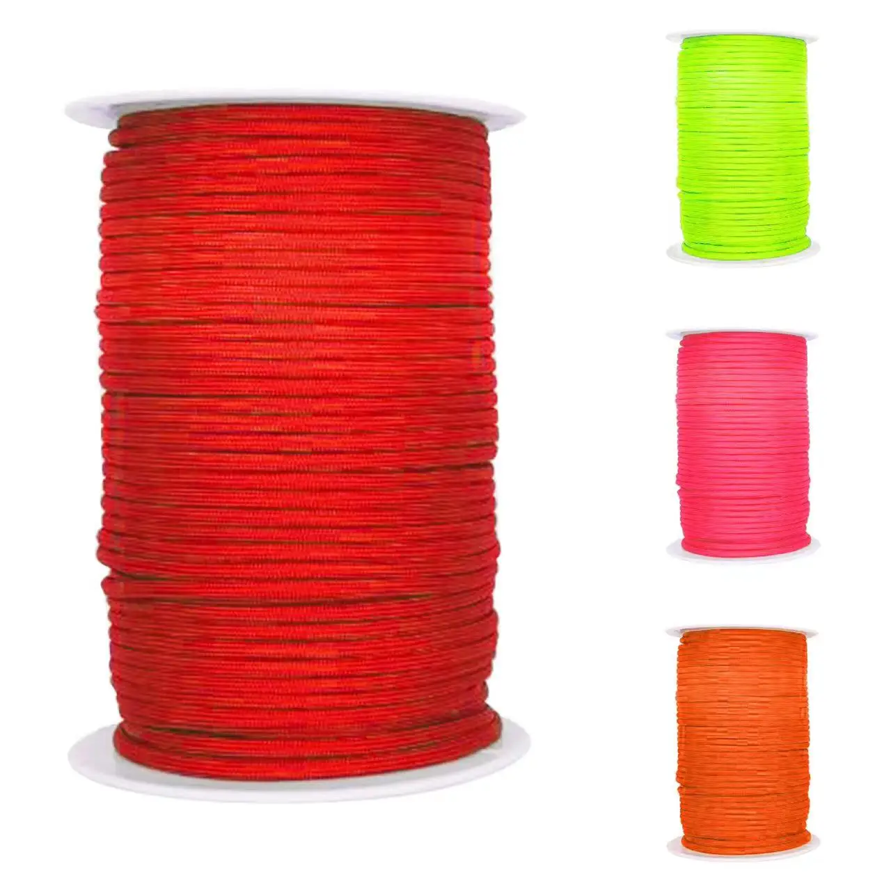 12mm white red yellow blue polyester solid double braided kernmantle polyester Recyclable rope