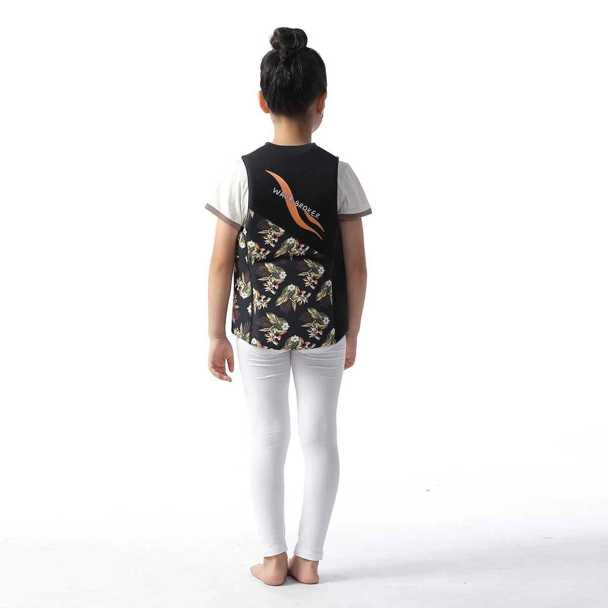 Kids Swim Jacket Float Vest Swimsuit - Boys Girls Children Neoprene Swimwear Buoyancy Jacket Floating Suit