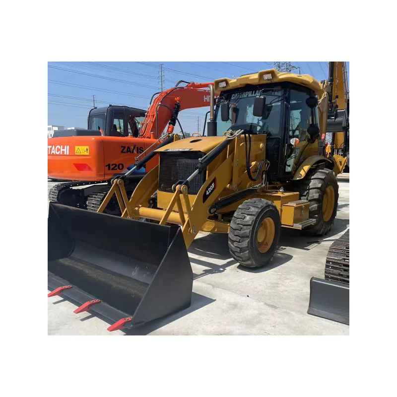 New Arrival used Caterpillar 420F Backhoe Loader used Cat 420f second hand loaders with high quality for sale