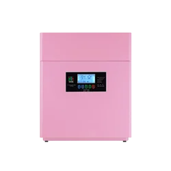 Air source heat pump water heater for private residences dedicated to humidified air