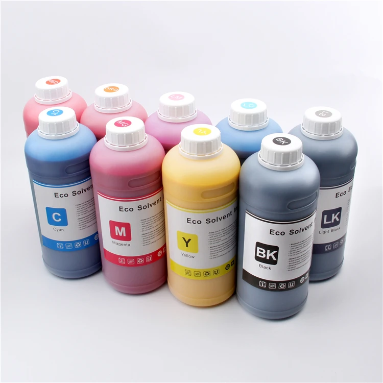 Goosam No Fade Ecosolvent Eco Solvent Ink For Konica Km1024i 520i 1024 i 13Pl 1024 512 14Pl 42 Pl For Wallpaper