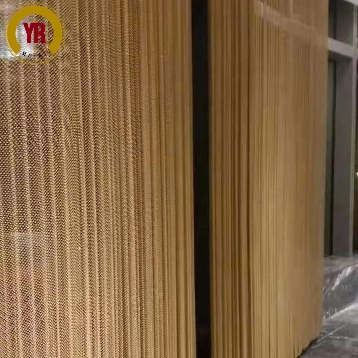 interior wire mesh wall decoration for restaurant hotel design