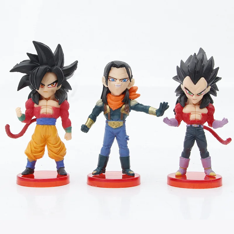 Novelty Anime Dragonball GT Action Figure Manga Dragon Balls GT Super Saiyan Goku Vegeta Collectible Model Figurine Toys