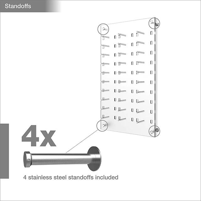 Wall Mount Transparent Acrylic Eyewear Holder Sunglass Display Stand