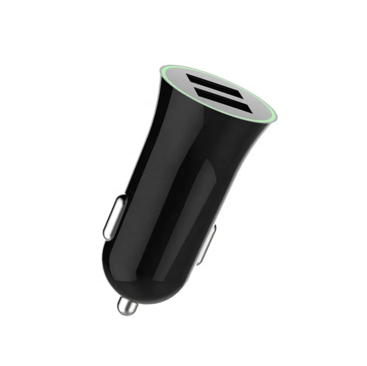 Cheap Dual USB Cigarette Lighter Car Charger 2 Port Lcd Fast Car Charger Micro USB Car Phone Charger Adapter