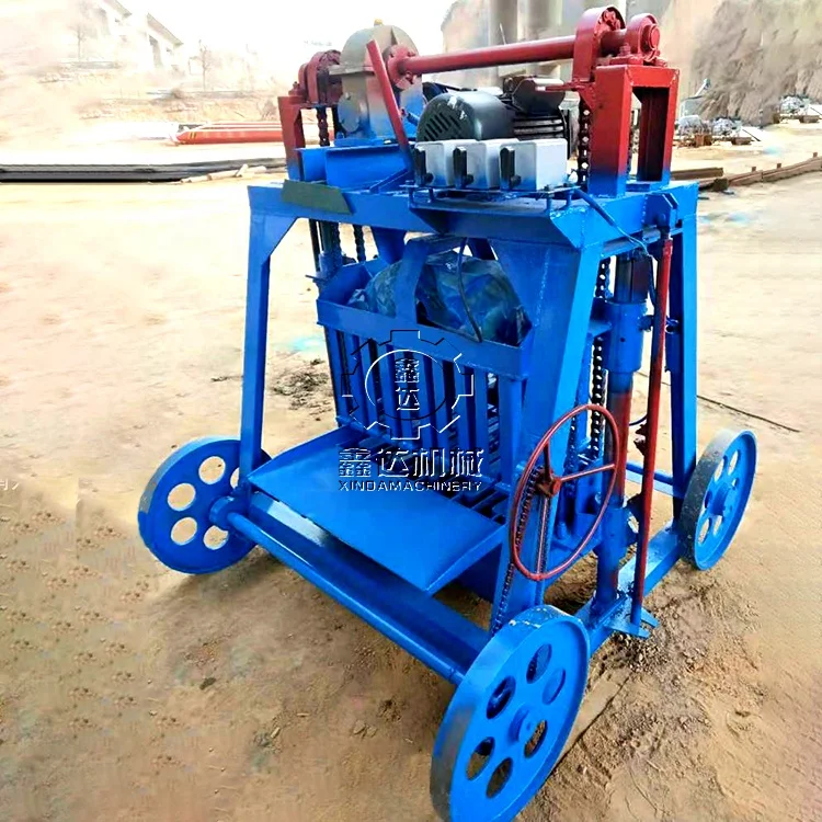 Big Mobile Cement Brick Block Making Machine Fly Ash High Output Bock Machine