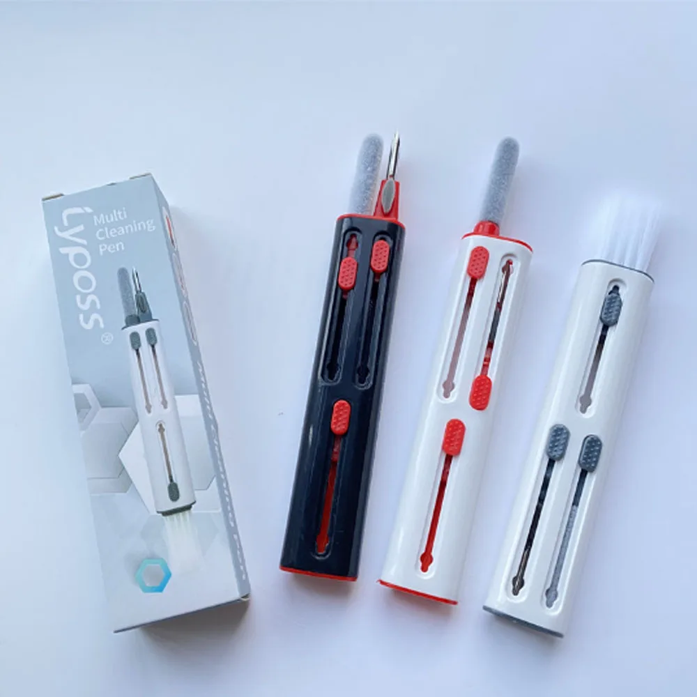 Logo Customized cleaning pen cleaner kit for airpod pro 3 in 1 Multi-purpose earphone Cleaning Kit cleaning pen