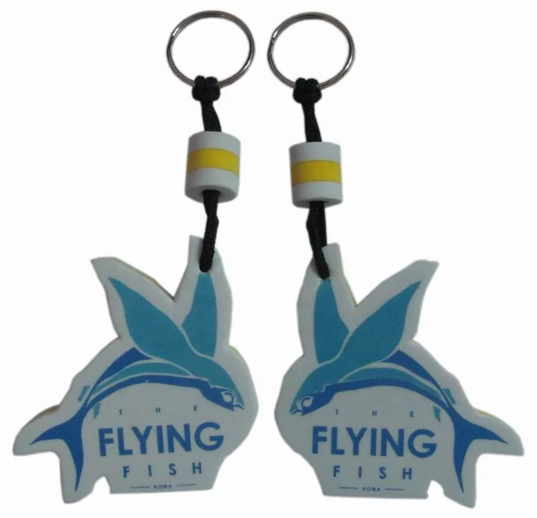 Safety EVA Floating Keyring Keychain Key ring key chain Water Buoyant Keychain for Kayak Canoe Marine Nautical Boating Swim