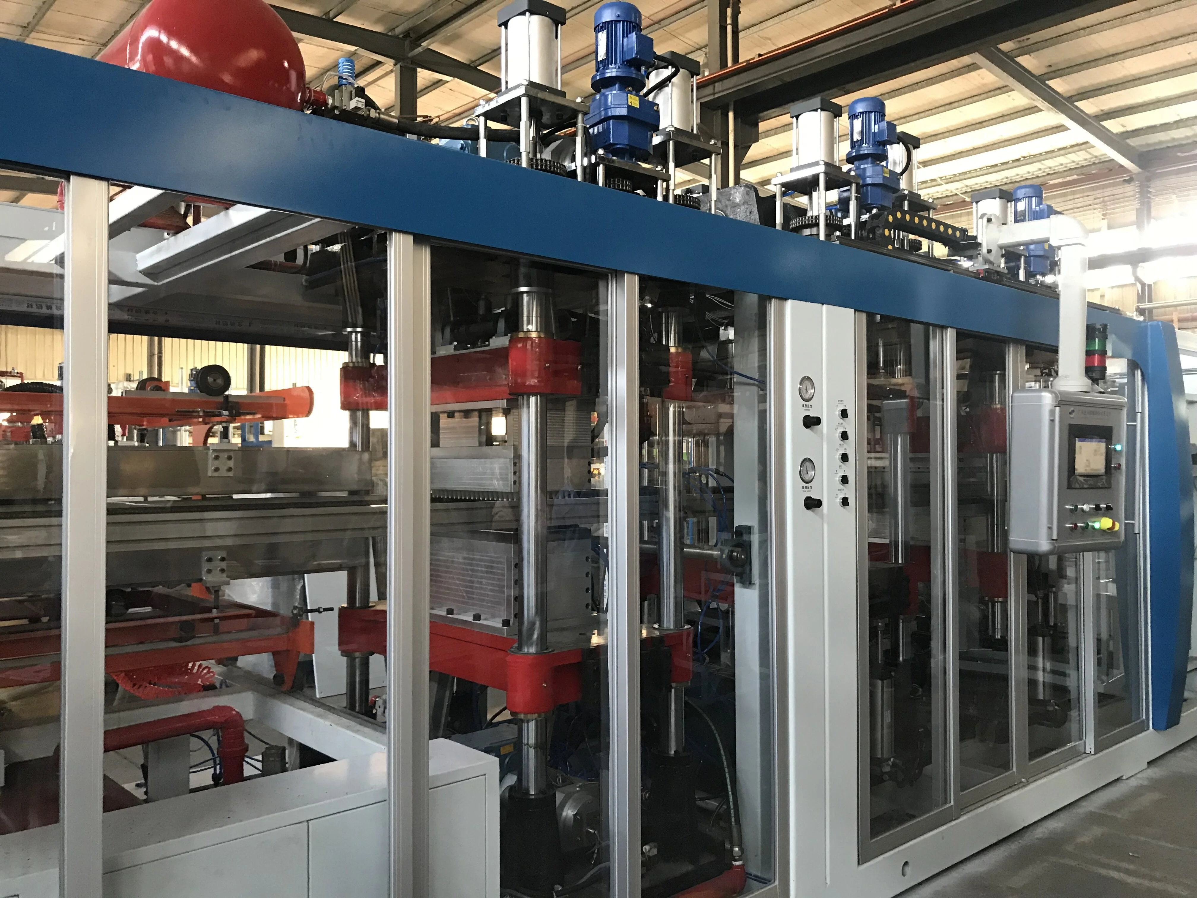 
one time cup thermoforming making machine production line of plastic cups 