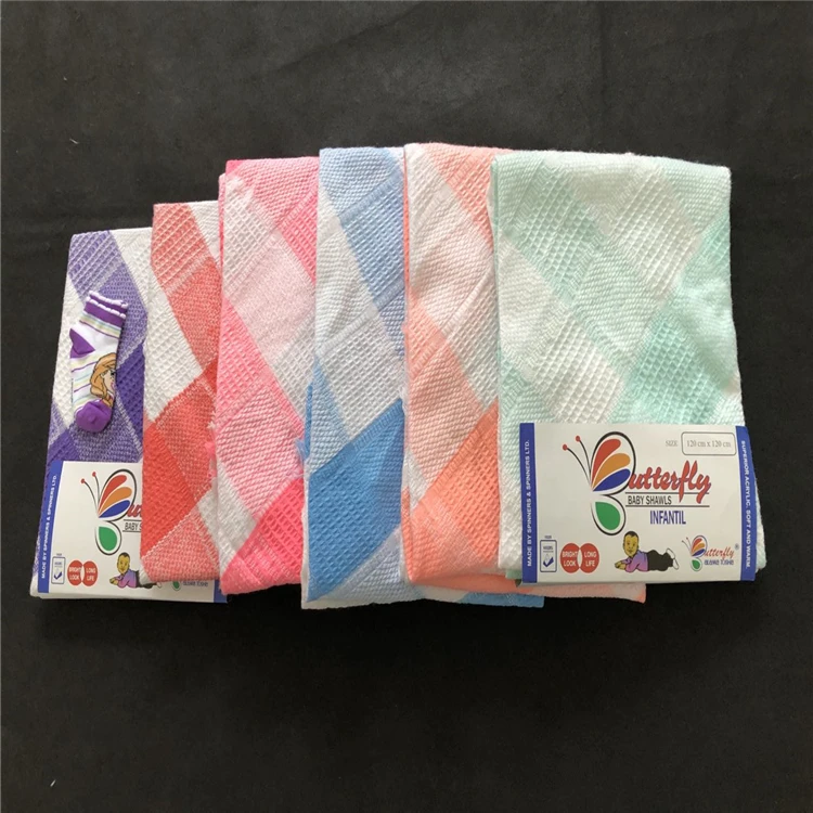 baby shawl fringe design soft warm baby blanket