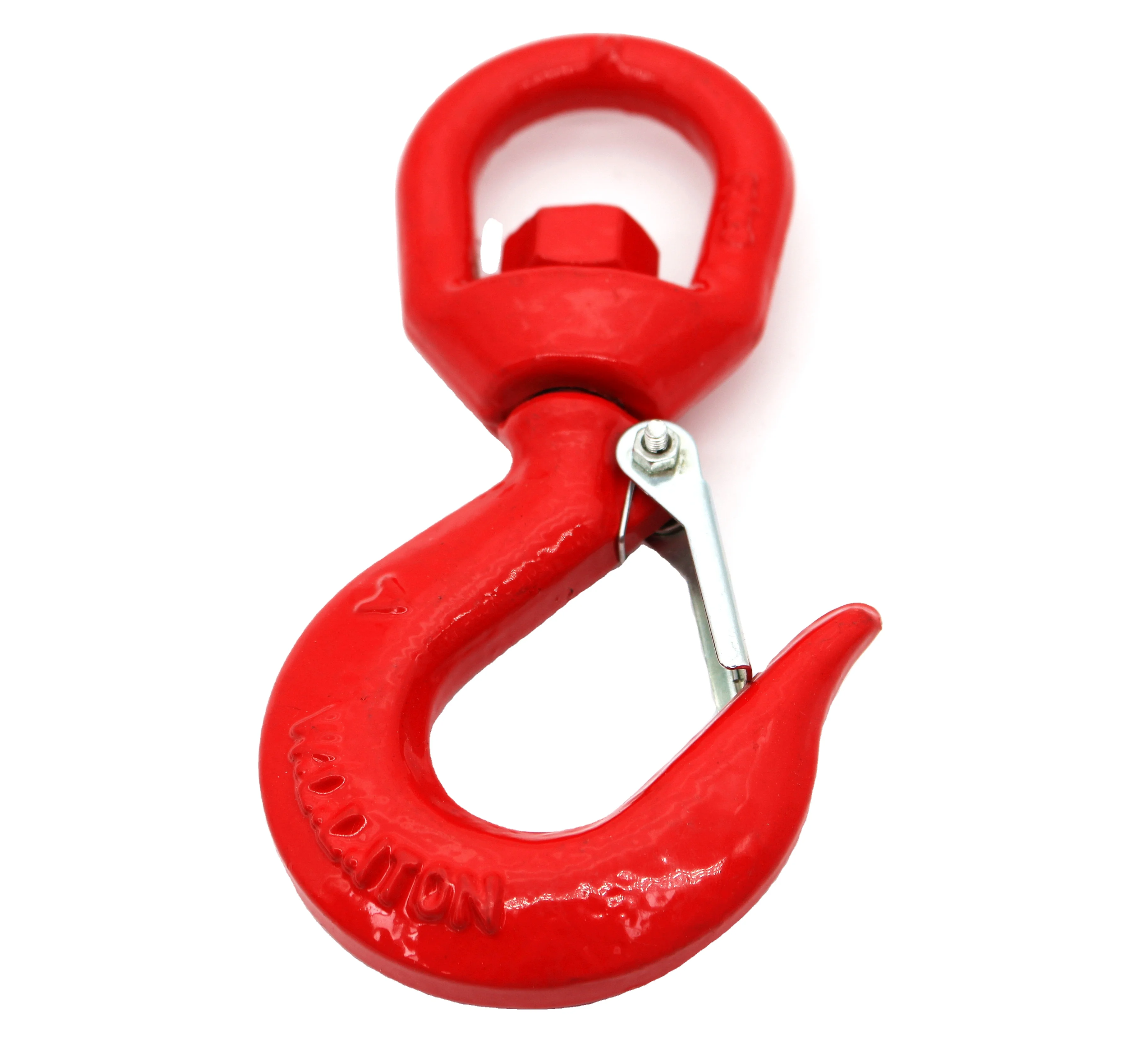 High strength Alloy Steel Lifting 322A 322C Crane Swivel Hooks with Safety latch