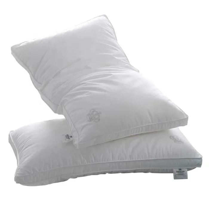 Home Hotel  Quilted microfiber Gusset Pillow 2 Pack White Standard Size