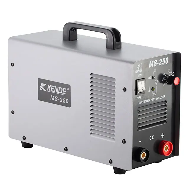 KENDE Single Phase DC IGBT Portable Stick ARC MMA 250 Inverter Welder Welding Machine MS 250