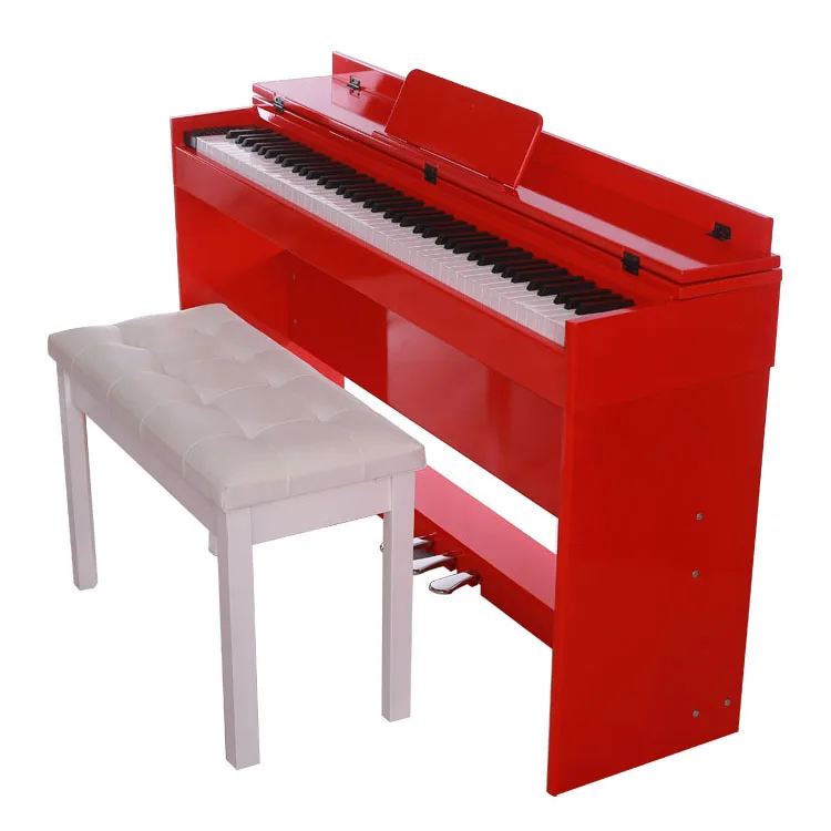 caaasio music giutar violin coffe cup 88key organ keyboard portable black Digital Electric piano