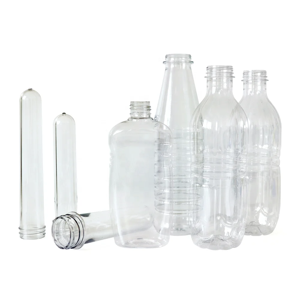 Plastic Pet Preform Custom Neck Size Milk Beverage Juice Mineral Water Bottle Preforms PET