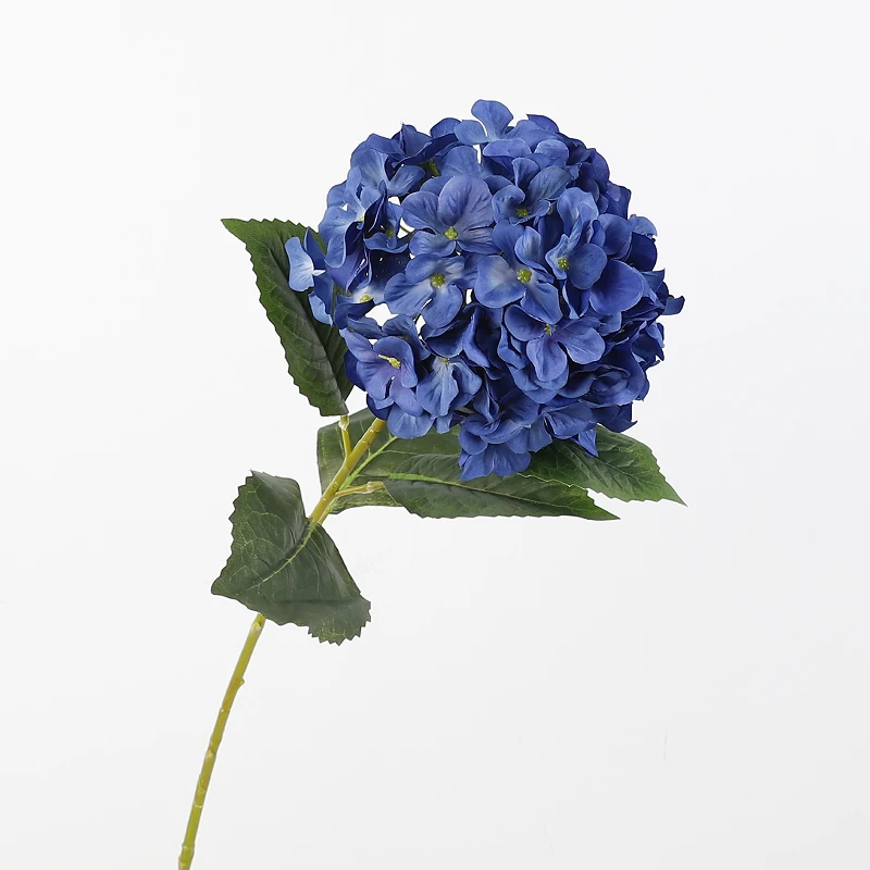 Cheap Price Artificial Hydrangea 93cm Single Head Branch for home wedding Decoration soft plastic hydrangea artificial flowers