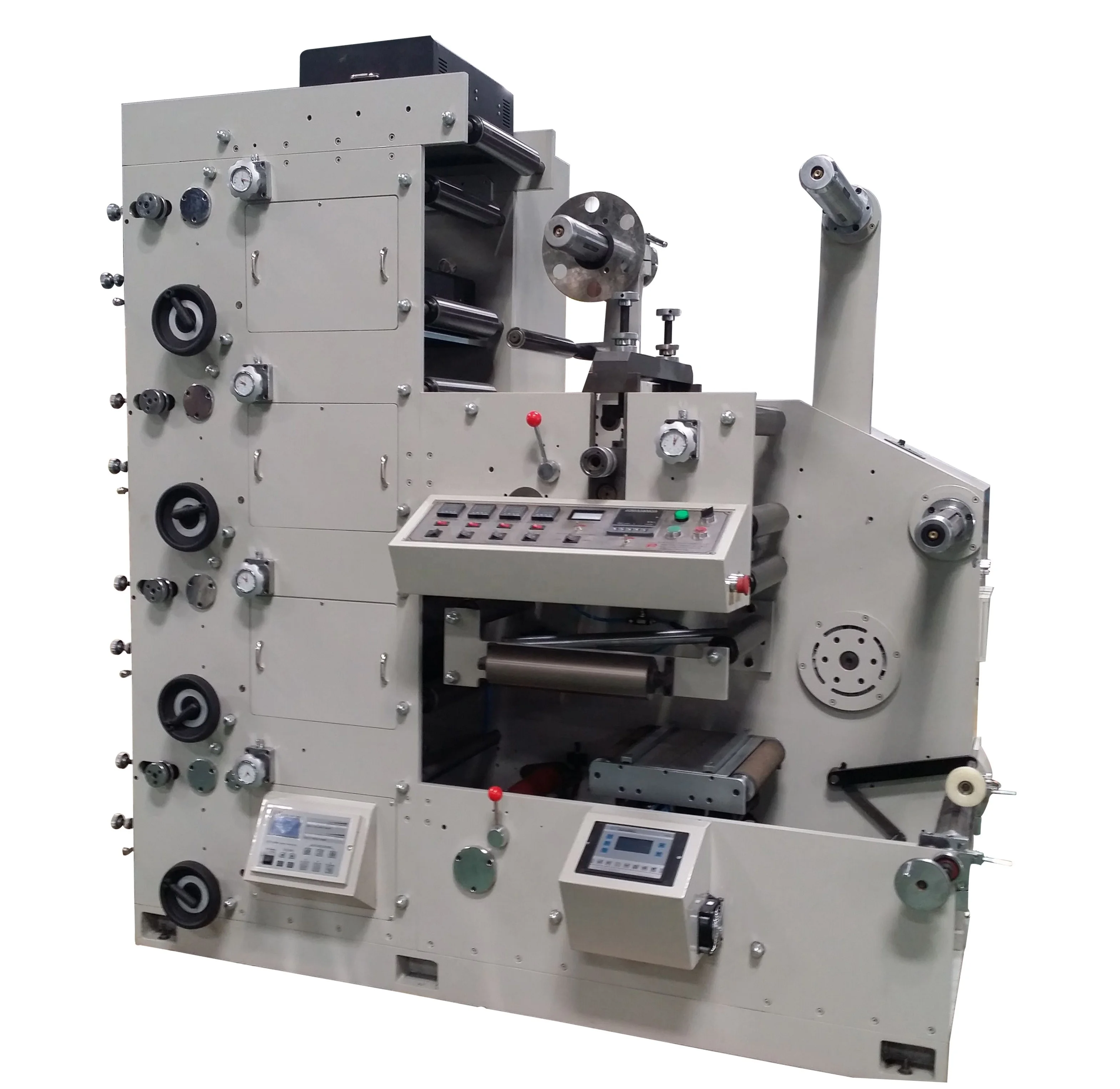 China 4 color flexo adhesive tape printing machine on hot selling