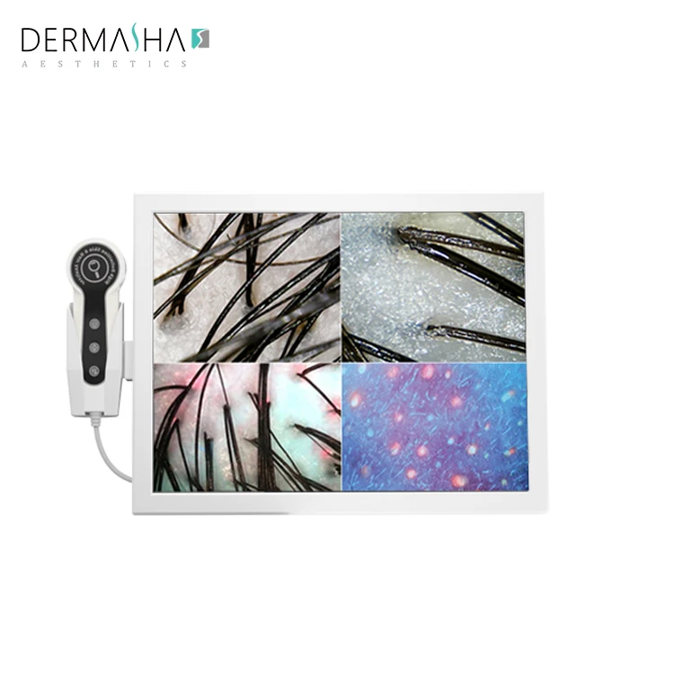 2023 Новое поступление, аппарат для проверки кожи, анализатор волос, 15-дюймовый HD детектор кожи с экраном, Интеллектуальный прибор для красоты
