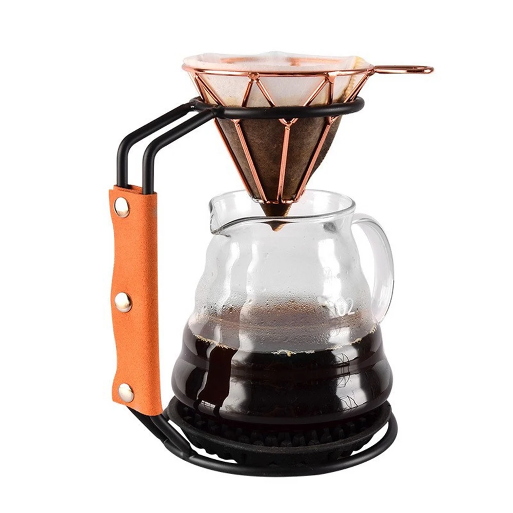 FREE SAMPLE Coffee Filter Cup Drip Station Stand Glass Pot Coffee Drip Holder Coffee Hand Pour Over Holder