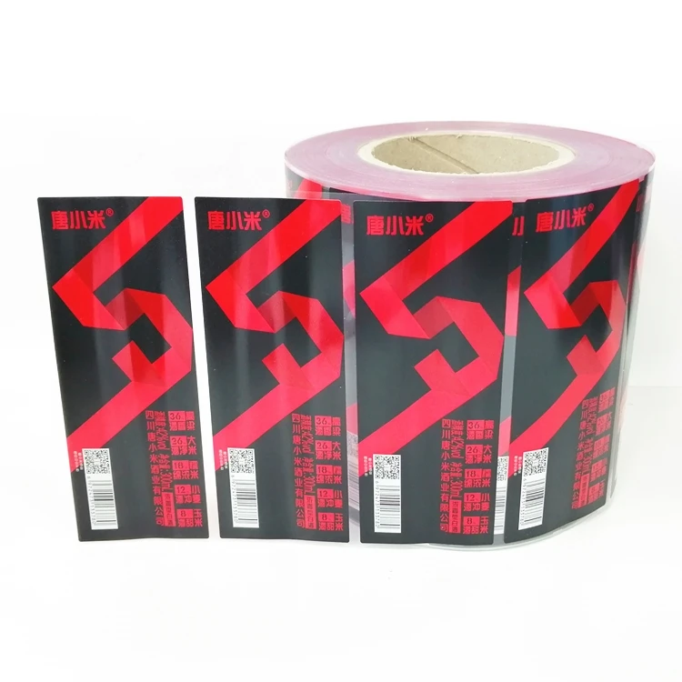 16 years Chinese factory Custom 2 sides Personalized Logo Glass Plastic Bottle Jar Labels Printing For Wine, Food