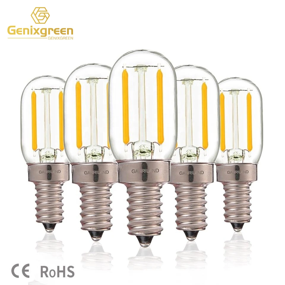 T22 12V 24V DC AC LED Lamp 1W E12 E14 Led Cob Filament Refrigerator Bulb Vintage Decoration Lighting Bulbs for Room