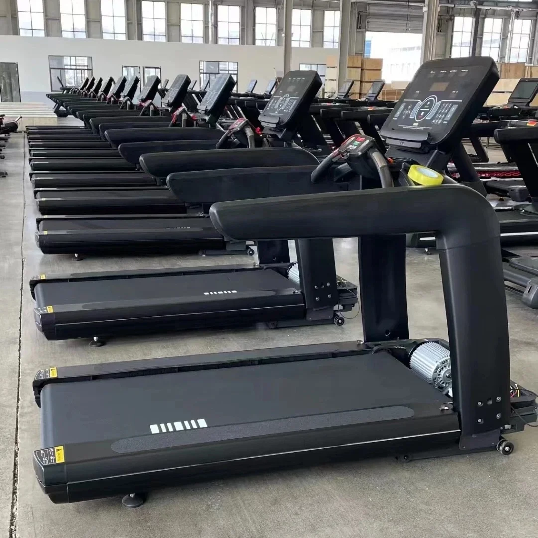 Luxury LCD Screen Motorized Running Treadmill Machine Fitness Exercise Electric Gym Commercial Treadmills