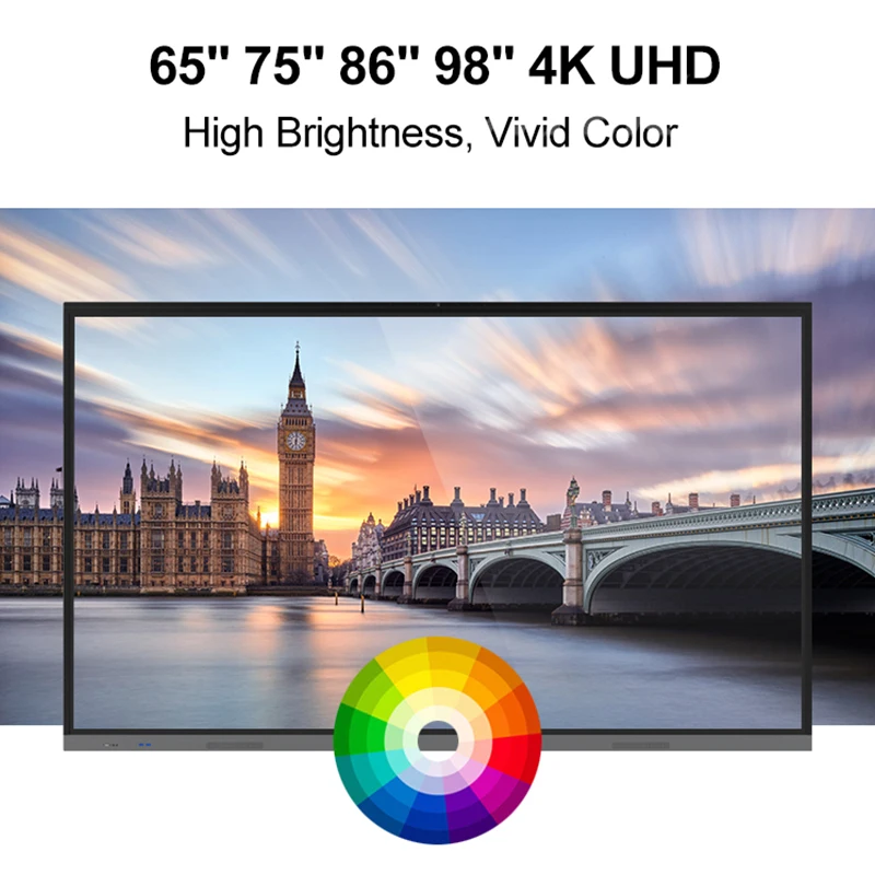 All In One Conference Machine 4K Video Wall Screen4Mm Ag Tempered Glass Android And Ops Conference All-In-One Machine