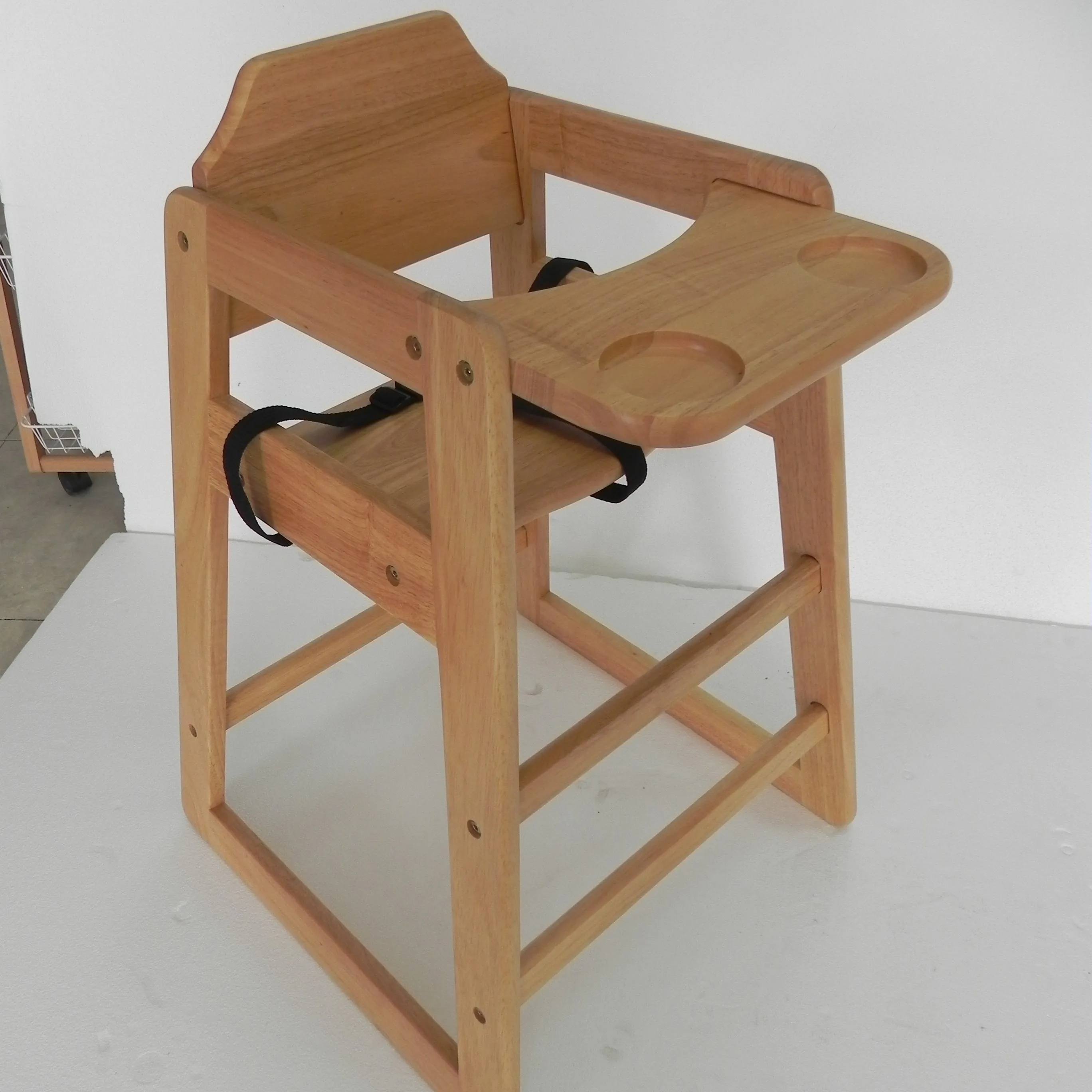 Деревянный детский высокий стул BQ