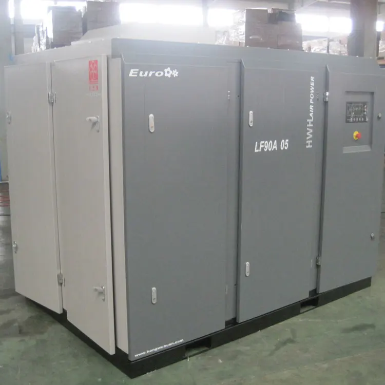 Hongwuhuan LF90A05 0,5 МПа 5 бар 90 кВт большие Электрические Винтовые воздушные компрессоры низкого давления