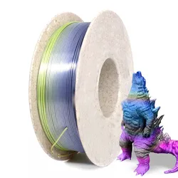 YOUSU 175 filament rainbow sikenho silk rainbow pla filament sikenho 175mm pla filament rainbow