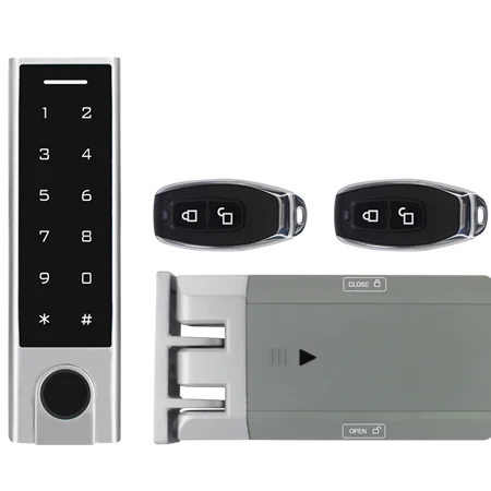 Fingerprint Access Control Kit Wireless Door Lock 433mhz Remote Control Invisible Lock Security Lock With Password Keypad