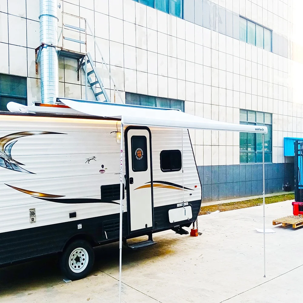 Soleflex S35E Top Mounted Motorised Roll Up Caravan RV Awning For Trailer