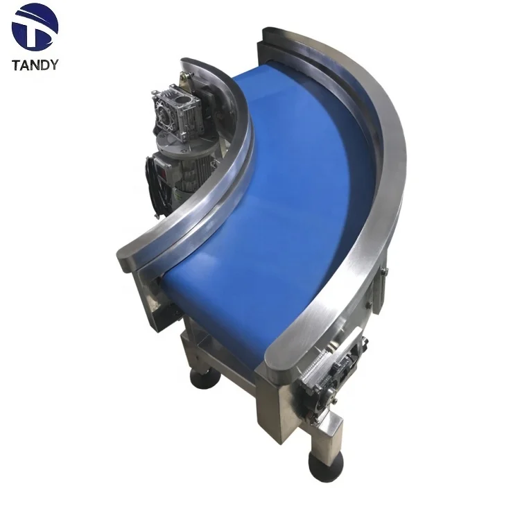 Food industrial beverage production line full stainless steel profile belt conveyor machine