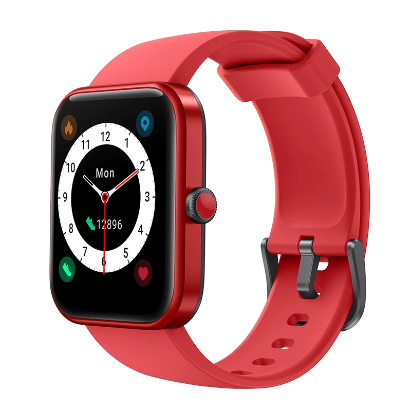 ID206 1.69' Big Screen alexa smart watch built-in multi-dial blood pressure 5ATM smart watch alarm reminder