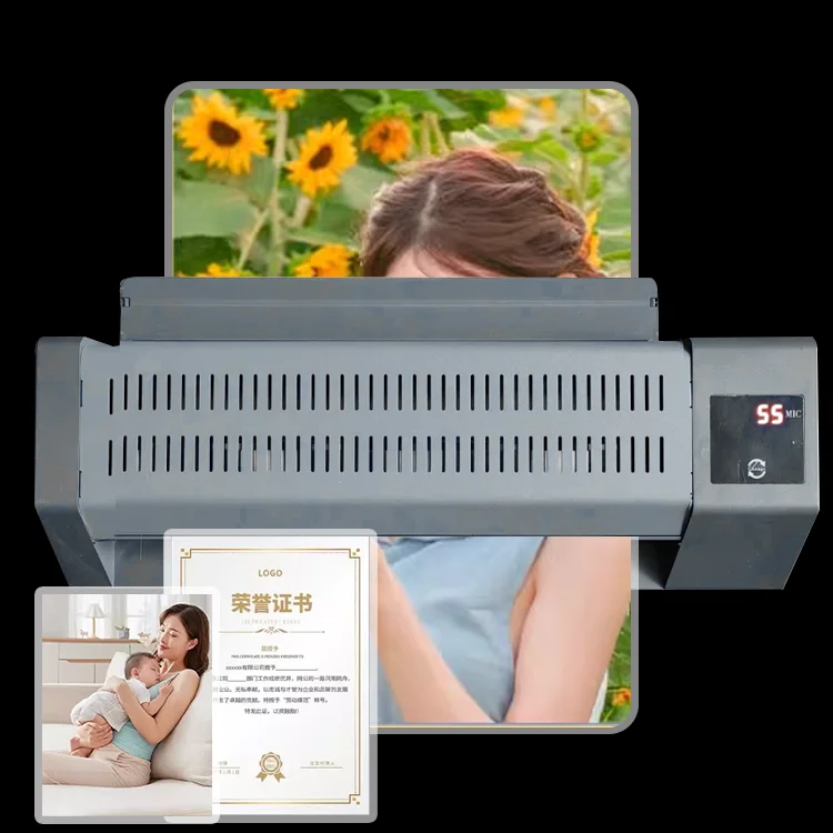 laminating paper machine control laminator hot and cold lamination machinery EU plug factory custom