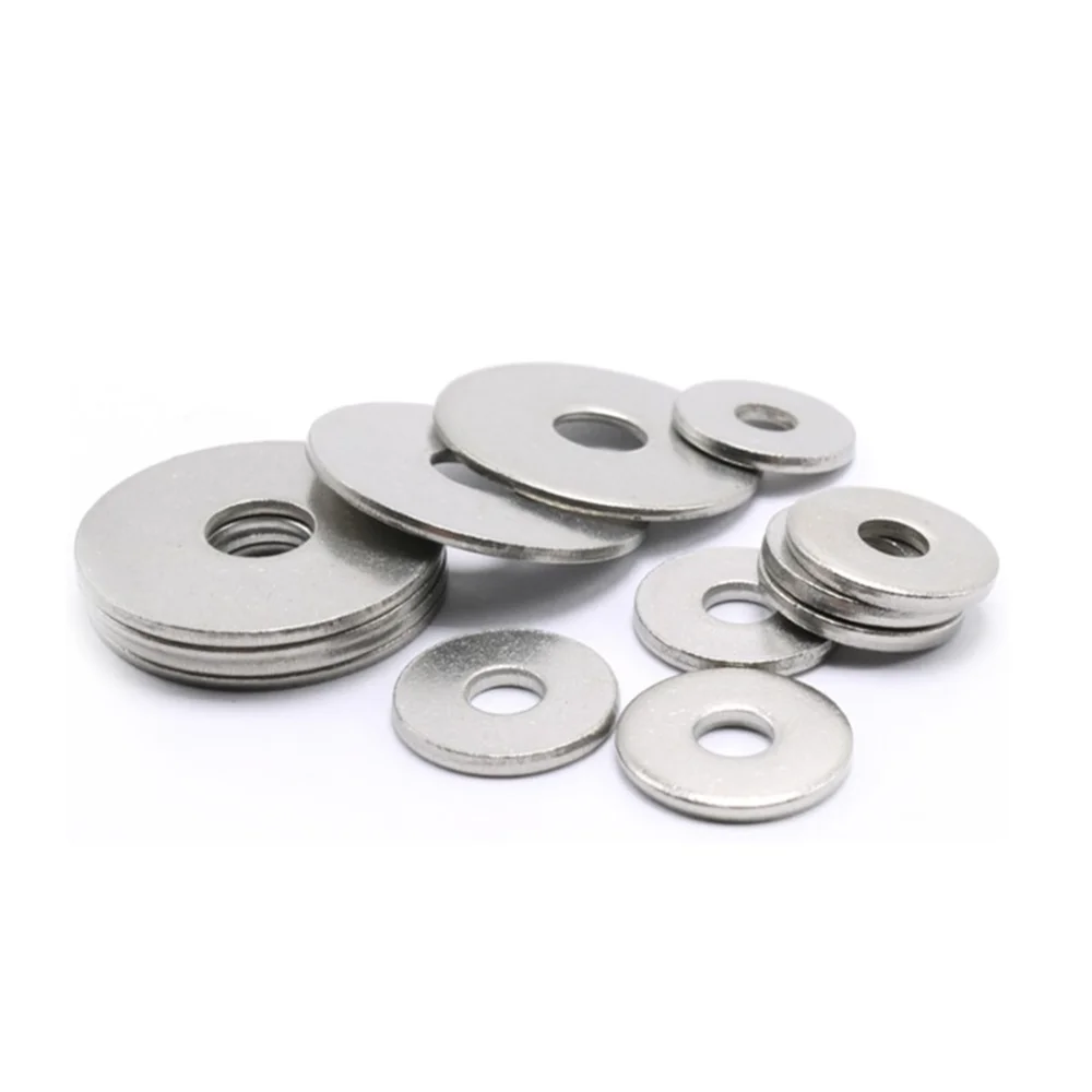 Custom M3 M3.5 M4 M5 M6 M8 M10 M12 carbon steel color zinc plated lead washers plain washer flat washers