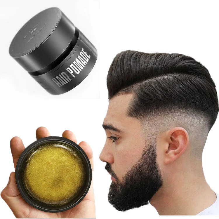 BARBERPASSION men organic wave hair pomade natural for 360 waves private label customize