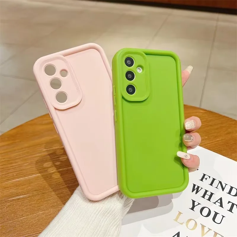 Матовый силиконовый чехол BAILI для мобильного телефона Samsung Galaxy A53 A52 A32 A33 A13 A23 Противоударная защитная задняя крышка