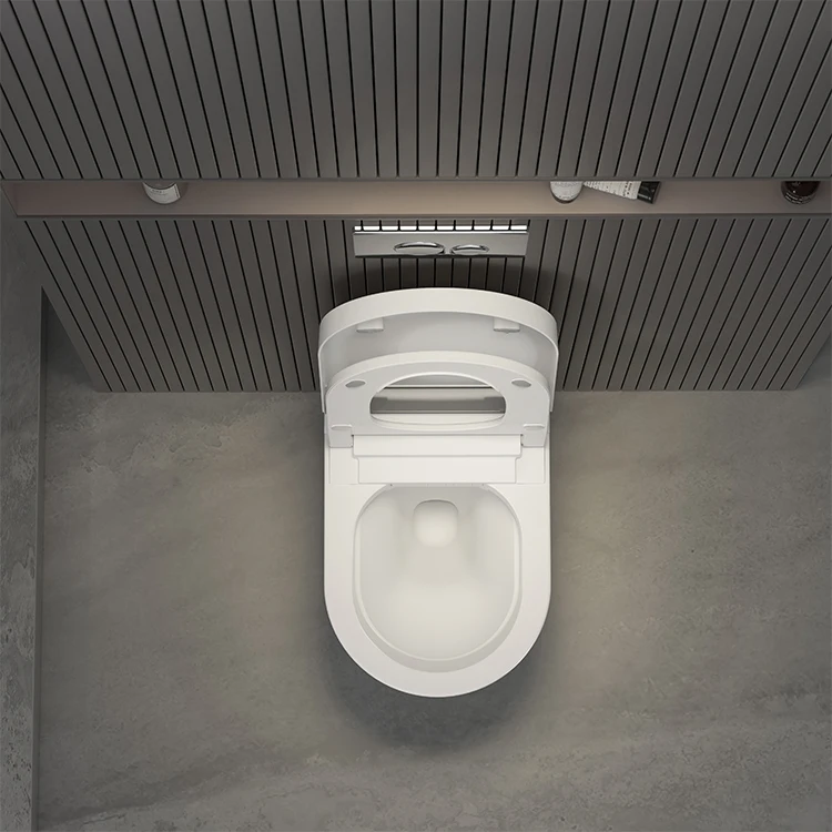 Including Concealed Cistern Instant Heating And Seating Sensor Intelligent Wall Hung LED Display Smart Toilet