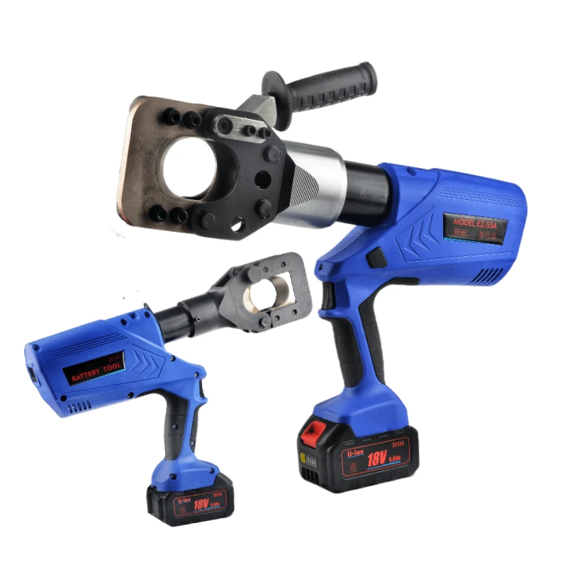 EZ-85A Industrial Grade Cordless Armoured Cable Cutting Tool Battery-Powered Electric Wire Cable Cutter Machine for CU/AL Cable