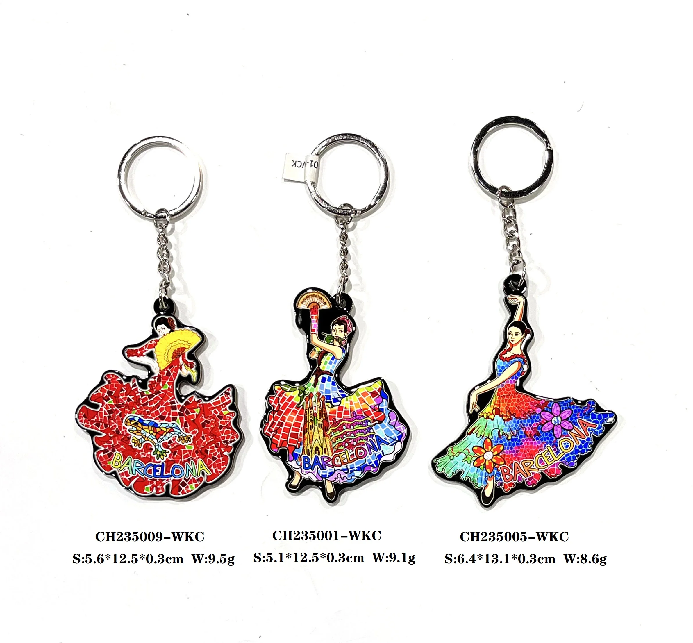 Souvenir Fridge Magnet Key chain  Ashtray  Wine Stopper Barcelona Tourist Gift