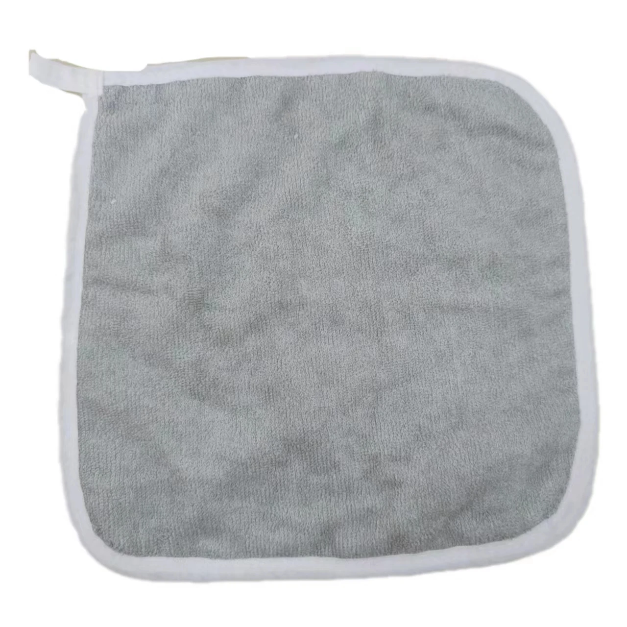 Bamboo textile Baby Kindergarten Special Wash with Hanging Rope Small Square Soft Towel