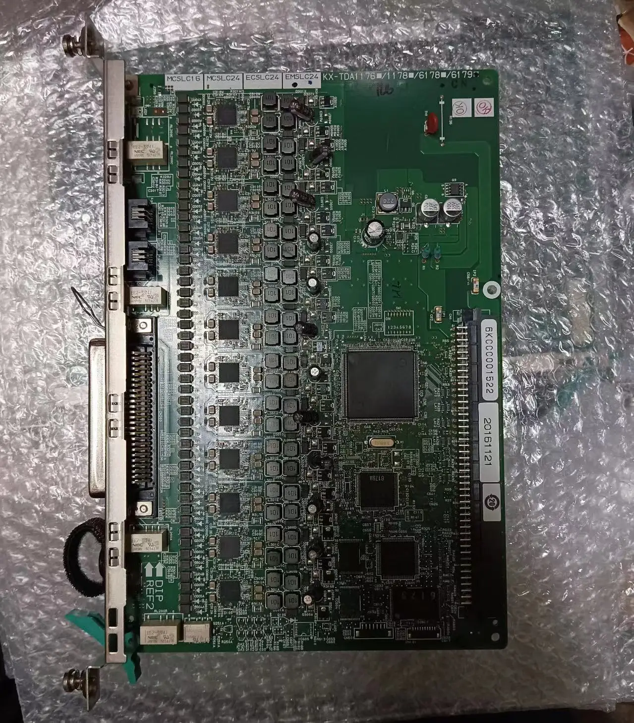 TDA600 ECSLC24 24-портовая аналоговая карта расширения с идентификатором вызывающего абонента (KX-TDA6178) -б/у