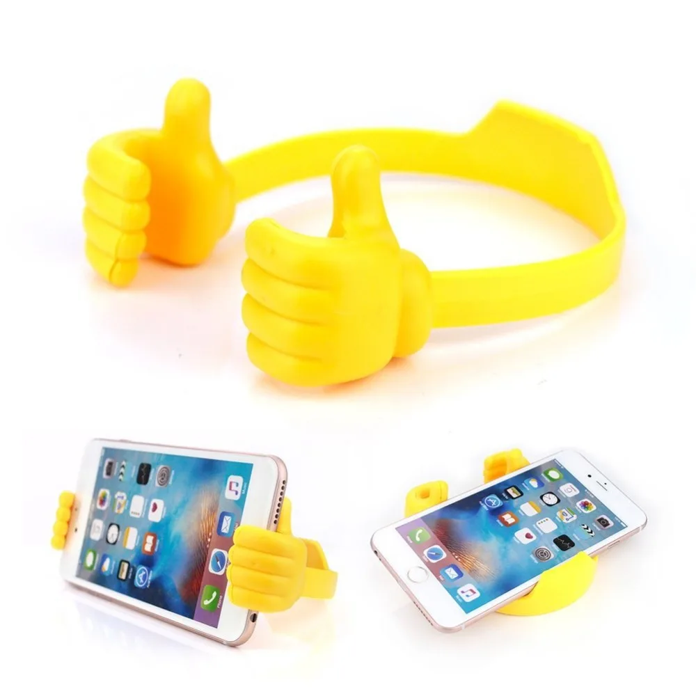 Promotion Gift Custom Portable Thumbs Up Finger Mobile Phone Stand