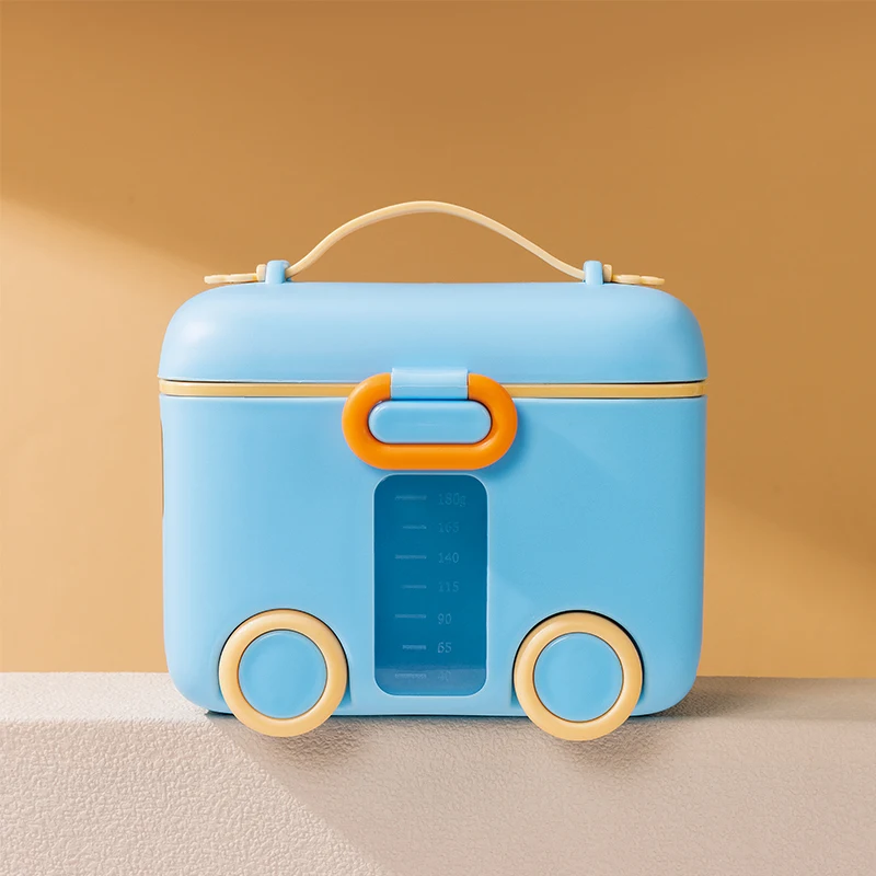 New BPA Free PP Portable Baby Formula Powder Storage Container with Spoon Milk Powder Dispense