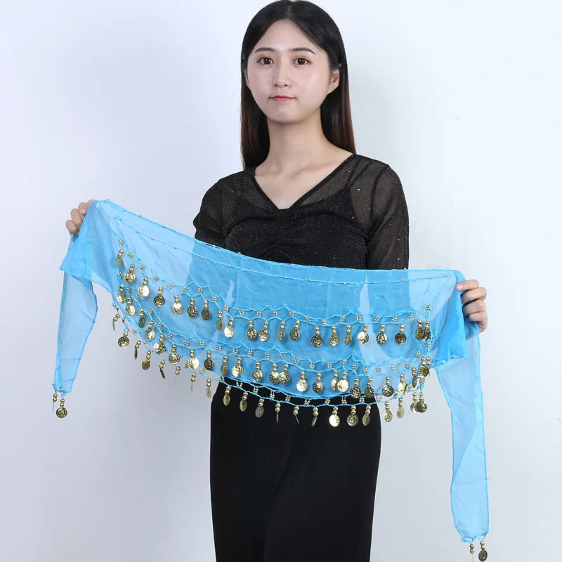 Wholesale Stock Cheap Hip Hop Sexy Belly Dance Waist Chain Dress Belt With 72Coins