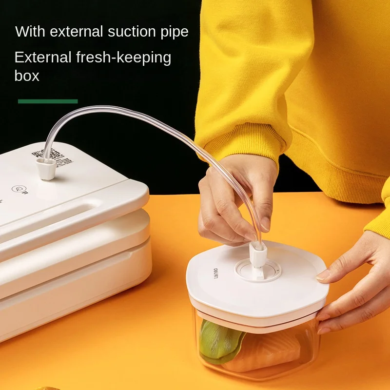 Deli  LM666 household/Commercial  Vacuum Packaging Machine Household Fresh Compression Food Packaging Office Equipment